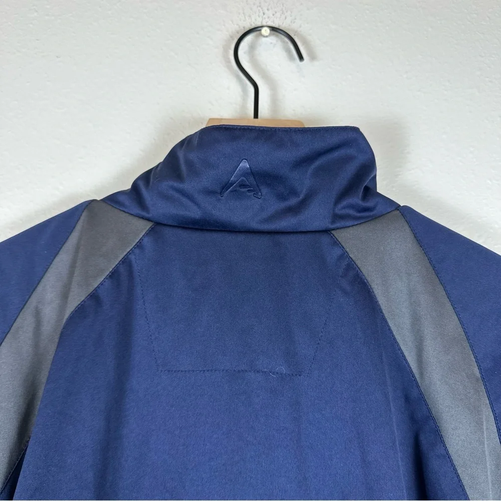 ANTIGUA MN Twins MLB Baseball Men's L Navy Full Zip Windbreaker Jacket - Picture 9 of 9